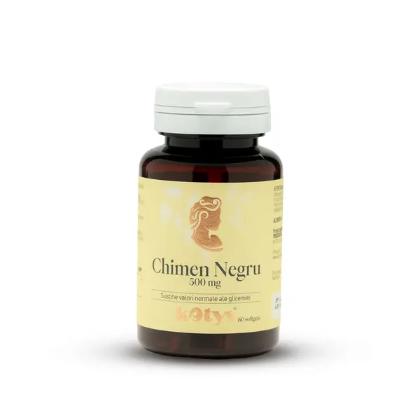 Chimen Negru 500 mg -- 60 capsule moi pentru susținerea glicemiei, Kotys