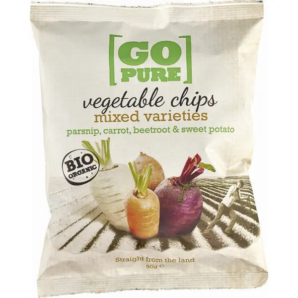 Chipsuri din legume fara gluten, eco - 90 g