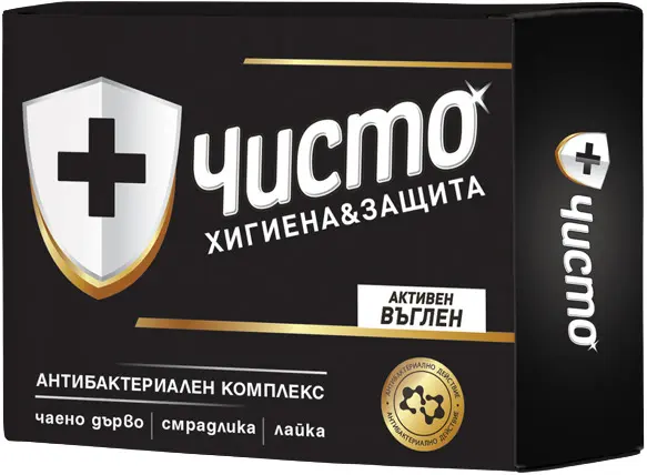 Chisto Săpun antibacterian cu cărbune activ, 90 g