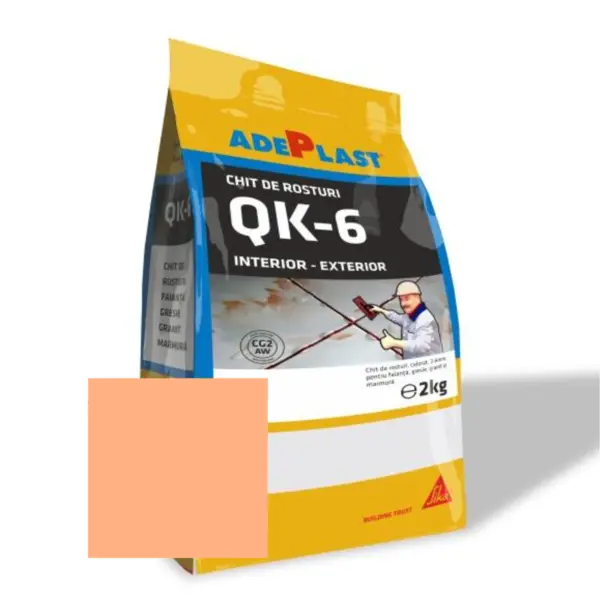 Chit de rosturi gresie si faianta Adeplast Quarz caramel deschis 2 Kg