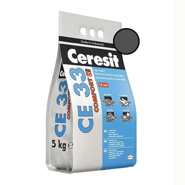 Chit de rosturi gresie si faianta Ceresit CE 33 Graphite 2 Kg