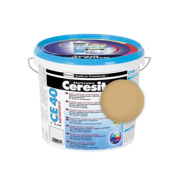 Chit de rosturi gresie si faianta Ceresit CE 40 Caramel 5 Kg