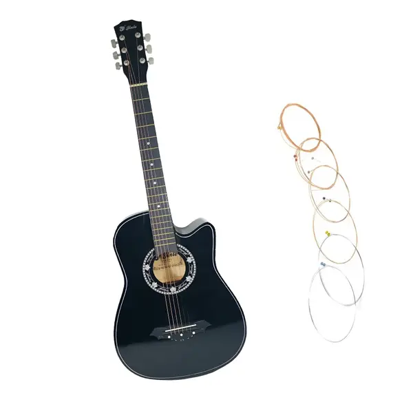 Chitara clasica din lemn 95 cm, set de corzi inclus