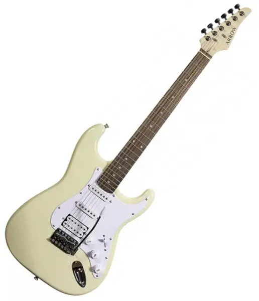 Chitară electrică Arrow - ST 211, Creamy Rosewood/White