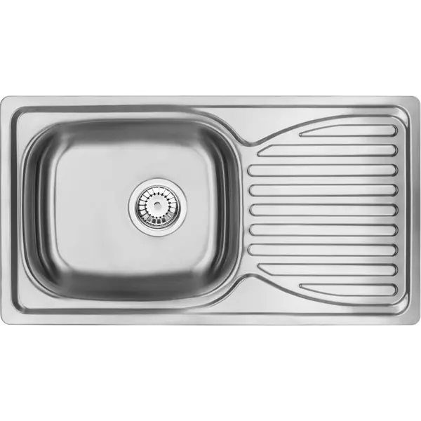 Chiuveta bucatarie inox cu picurator crom Deante, Doppio