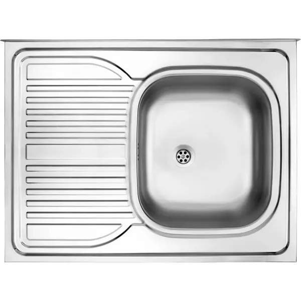 Chiuveta bucatarie inox cu picurator crom leinen, cuva dreapta, Deante Tango