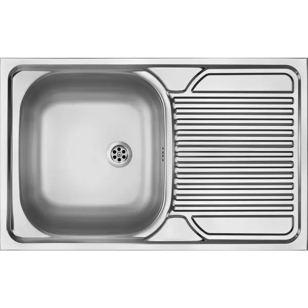 Chiuveta bucatarie inox cu picurator crom satin, Deante Tango