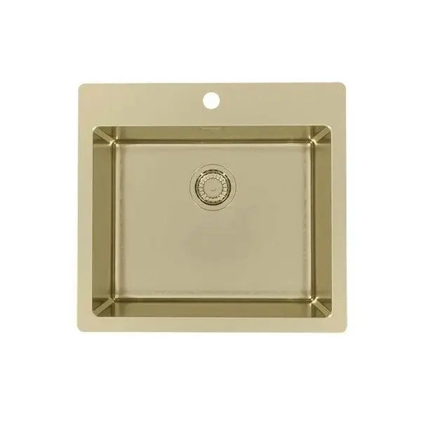 Chiuveta bucatarie inox culoare auriu Alveus Pure 70
