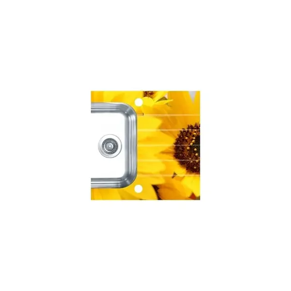 Chiuveta bucatarie inox si sticla securizata personalizata Alveus Wave 20