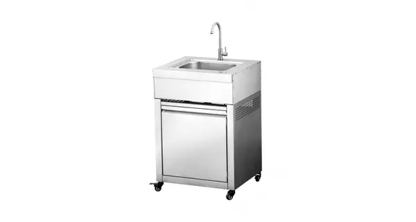 Chiuveta de exterior Grandhall incastrabila cu carucior si roti K01000118A