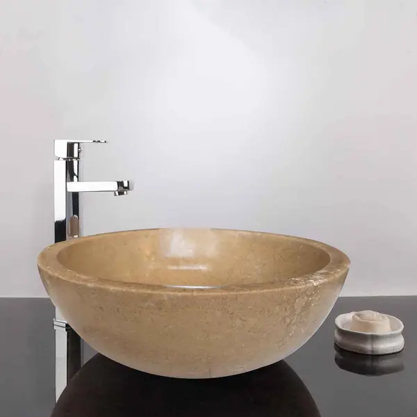 Chiuveta Matia travertin Noce RS-5, 42 x 15 cm