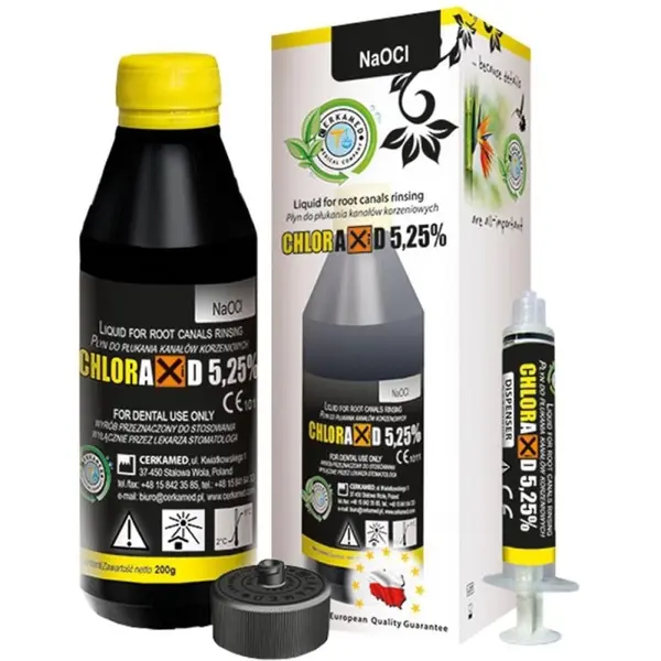 Chloraxid Lichid pentru Clatirea Canalelor, Substanta Activa Hipoclorit de Sodiu 5.45%, 200 G