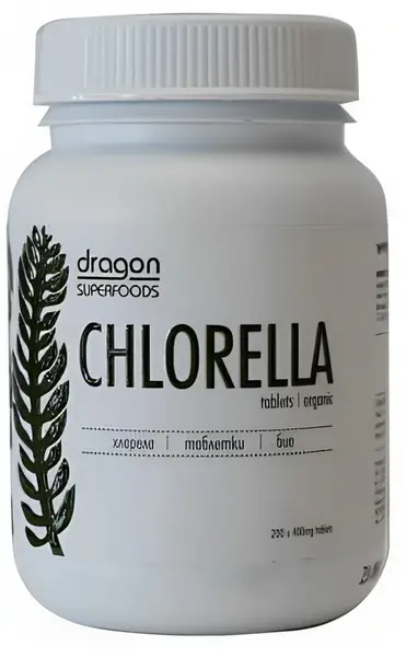 Chlorella, 400 mg, 200 tablete, Dragon Superfoods