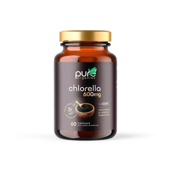 Chlorella – Regenerare celulara - 60cps PureOrganics