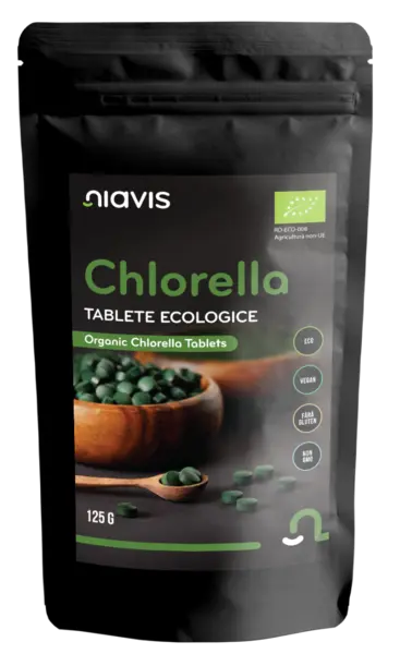 Chlorella Tablete ecologice, 125g, Niavis