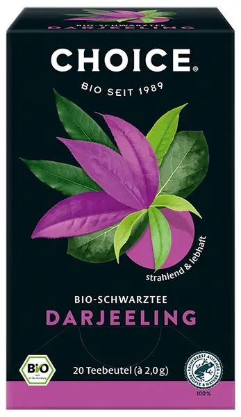 Choice Ceai bio Darjeeling, 20 plicuri