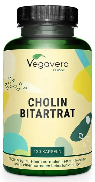 Choline Bitartrate, 120 capsule, Vegavero