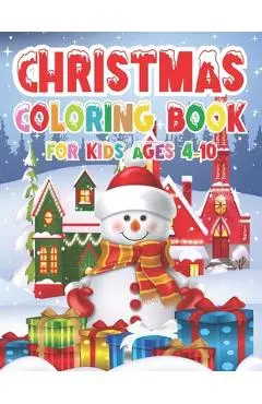 Christmas Coloring Book for Kids - Ages 4-10 - Ginny Squires