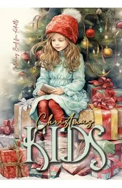 Christmas Kids Coloring Book for Adults: Christmas Children Coloring Book for adults grayscale christmas day Coloring Book adults christmas grayscale - Monsoon Publishing