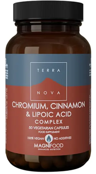 Chromium, Cinnamon & Lipoic Acid Complex, 50 capsule, Terra Nova