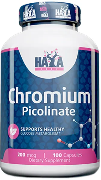 Chromium Picolinate, 200 mcg, 100 capsule, Haya Labs