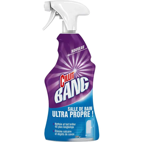Cillit Bang Solutie de curatat baia, cu pompa, 750 ml, Clean Shiny