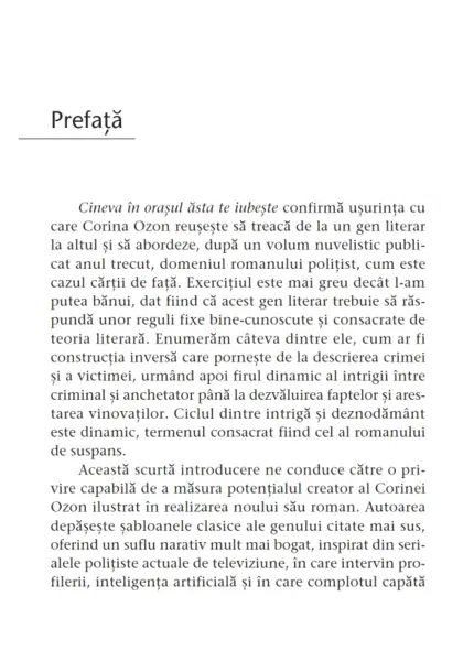 Cineva in orasul asta te iubeste | Corina Ozon