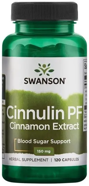 Cinnulin PF, 150 mg, 120 capsule, Swanson