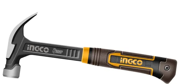 Ciocan cu 2 Colti 450g Maner din Metal Ind INGCO HCH81016L