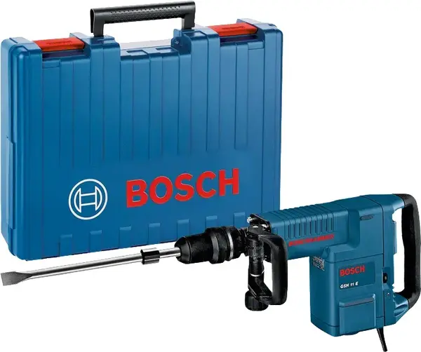 Ciocan demolator electric Bosch - GSH 11 E, SDS-max, 1500 W, în geantă + daltă