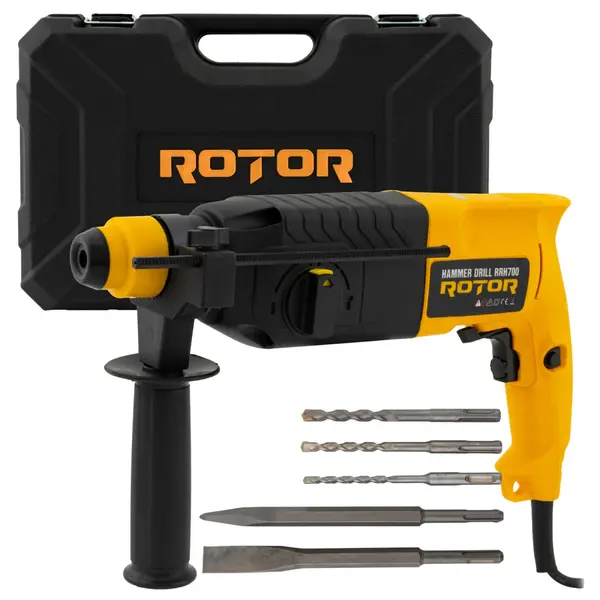 Ciocan Rotopercutor Rotor RRH700, Putere 700W, 870 RPM,