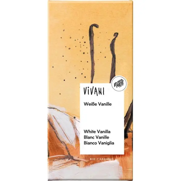 Ciocolata alba cu vanilie, eco - 80 g