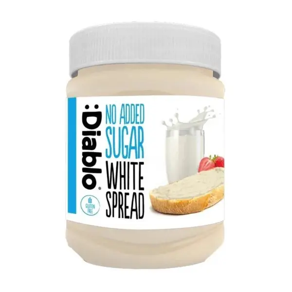 Ciocolata alba tartinabila fara zahar, 350g, Diablo