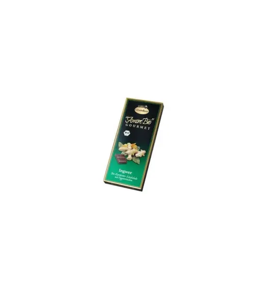 Ciocolata amaruie cu ghimbir, 55% cacao, 100 g LIEBHART'S AMORE BIO