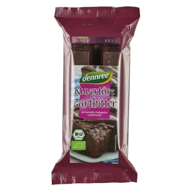 Ciocolata amaruie cuvertura, eco - 150 g
