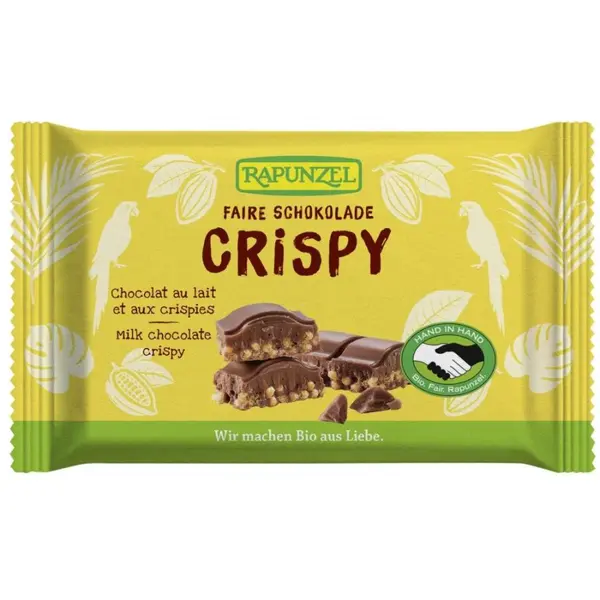 Ciocolata cu lapte integral crocanta, eco - 100 g
