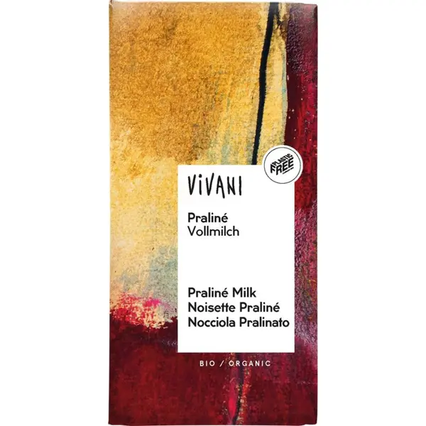 Ciocolata cu praline si lapte integral, eco - 100 g