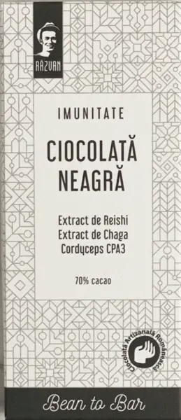 Ciocolata Neagra 70% Cacao Razvan, 40g | Razvan Idicel
