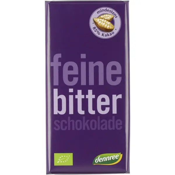 Ciocolata neagra cu 85% cacao, eco - 100 g