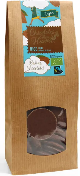Ciocolata pentru gatit vegana - Rice Milk Bio | Chocolates from Heaven