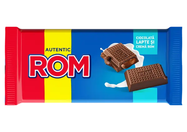Ciocolata Rom cu lapte 88 g Ciocolata Rom cu lapte 88 g