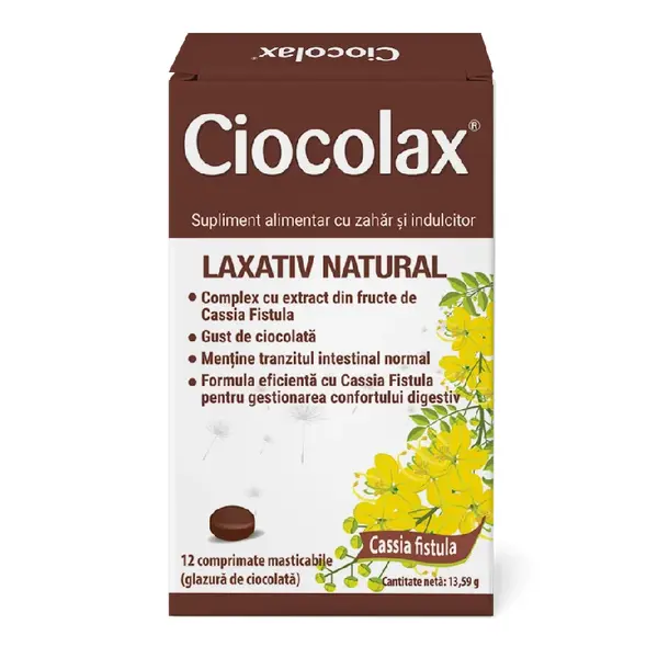 Ciocolax, 12 comprimate, Labormed