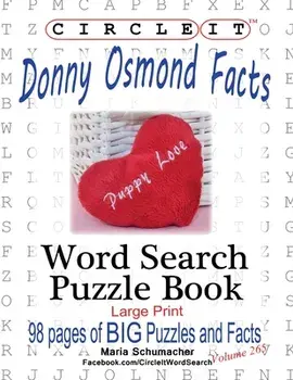 Circle It, Donny Osmond Facts, Word Search, Puzzle Book, Paperback/***