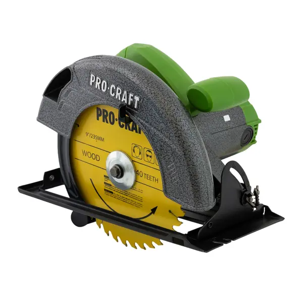Circular Electric de Mana Procraft KR2830, 2.8 kW, 235 mm, 4500 rot/min