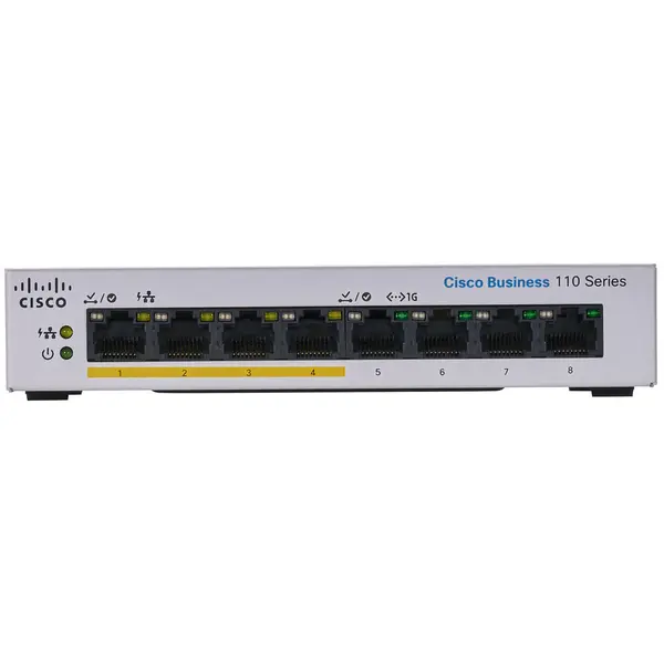 Cisco Switch Cisco CBS110-8PP-D-EU, Gigabit, 8 Porturi