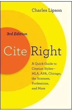 Cite Right, Third Edition