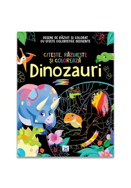Citeste, razuieste si coloreaza. Dinozauri
