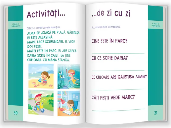 Citire si intelegere a textului |