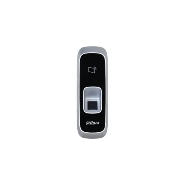 Cititor biometric de interior Dahua ASR1102A(V3), amprenta si card Mifare, 13.56 MHz, 3000 amprente, RS-485, Wiegand, montaj aplicat
