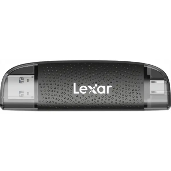 Cititor Card USB 3.2 / USB-C Lexar LRW310X Dual, SD - microSD, Negru